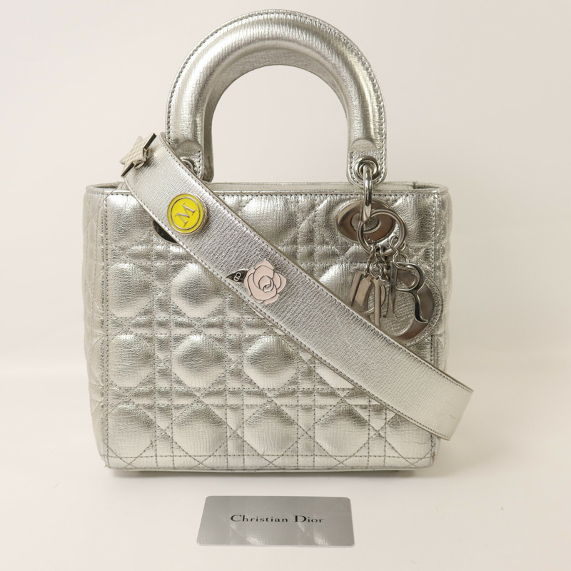 Dior 羊皮皮革Small Lady Dior My ABCDior手挽肩背兩用袋 Bag-8