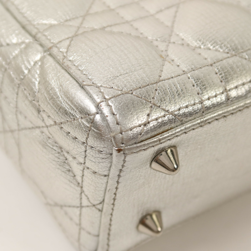 Dior 羊皮皮革Small Lady Dior My ABCDior手挽肩背兩用袋 Bag-11