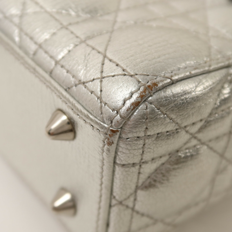 Dior 羊皮皮革Small Lady Dior My ABCDior手挽肩背兩用袋 Bag-12