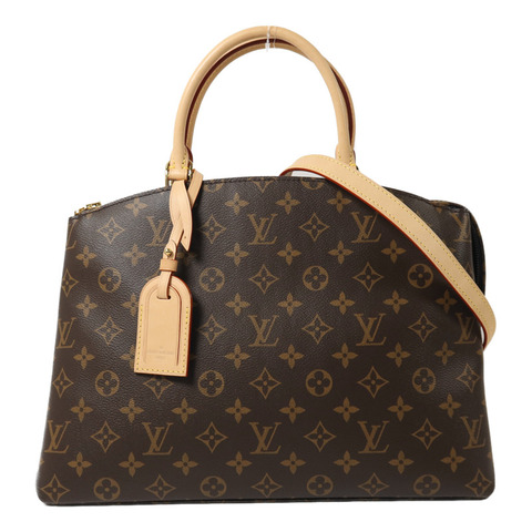 LOUIS VUITTON Monogram Petit Palais手挽肩背兩用袋棕色