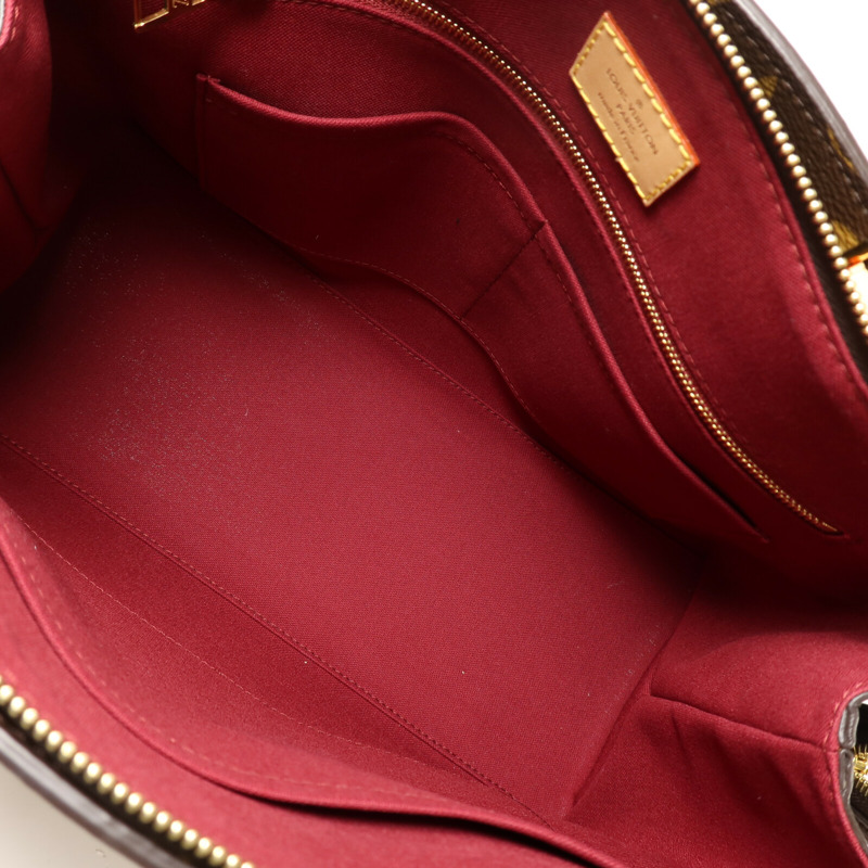 LOUIS VUITTON Monogram Petit Palais手挽肩背兩用袋棕色-4
