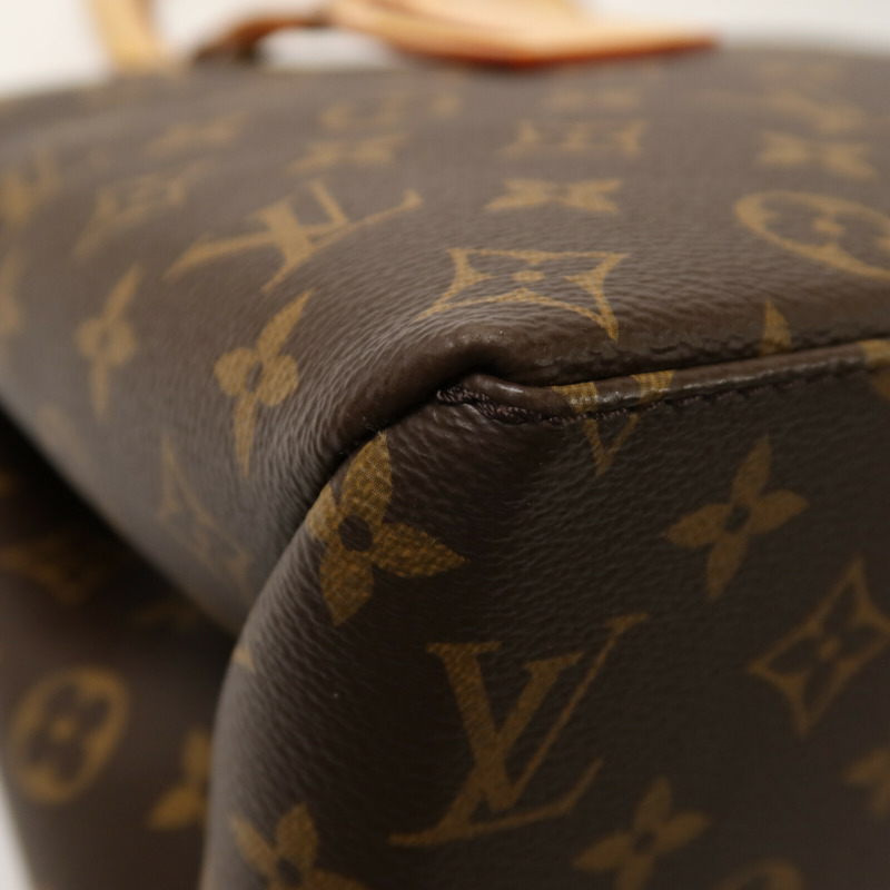 LOUIS VUITTON Monogram Petit Palais手挽肩背兩用袋棕色-9