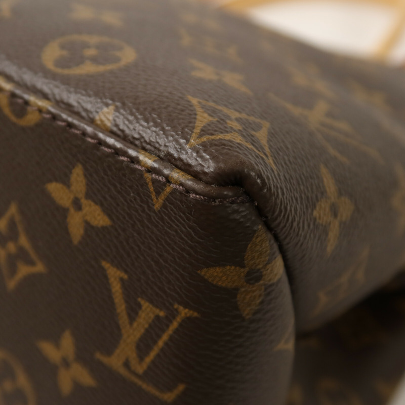 LOUIS VUITTON Monogram Petit Palais手挽肩背兩用袋棕色-10