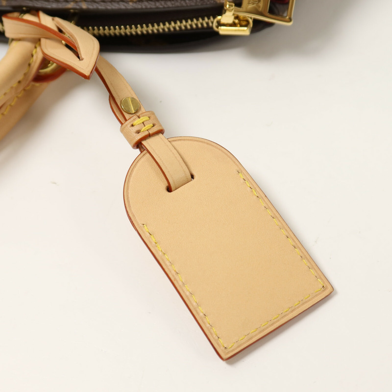 LOUIS VUITTON Monogram Petit Palais手挽肩背兩用袋棕色-14