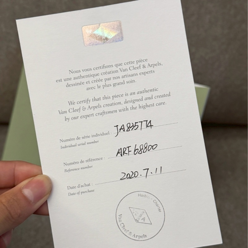 VCA 白色貝母手鍊mini-3