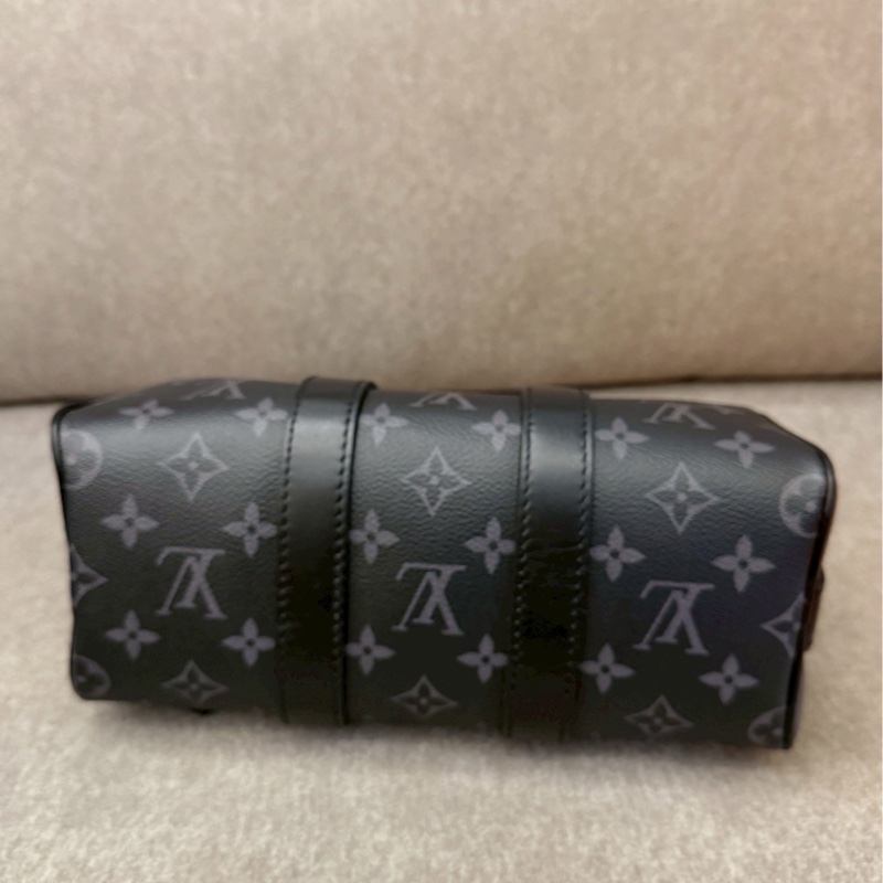 LV keepall25黑老花-7