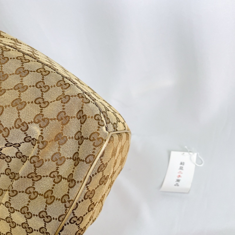 莉亞精品♡Gucci 211944 老花肩背包 白色 二手-9