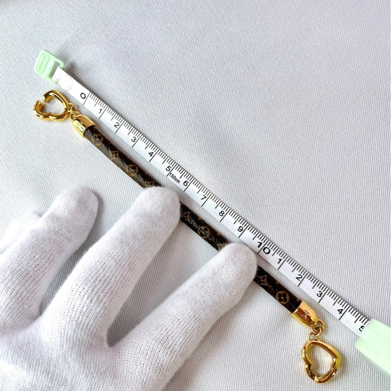 莉亞精品♡LV M6758F 愛心老花手環二手-7