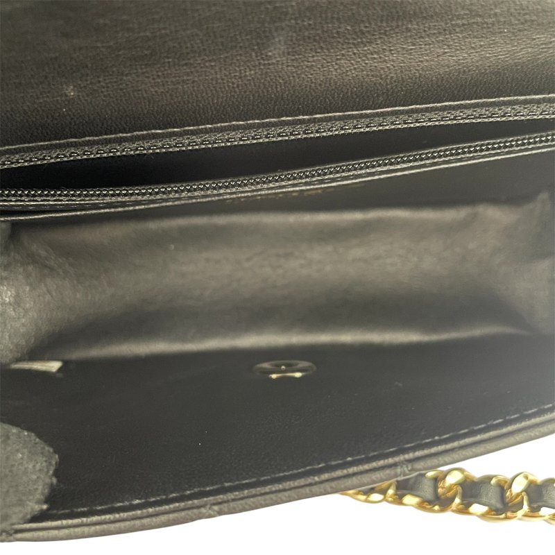 CHANEL 香奈兒 AS2326 COCO 20 肩背包 羊皮 黑色 金釦-12