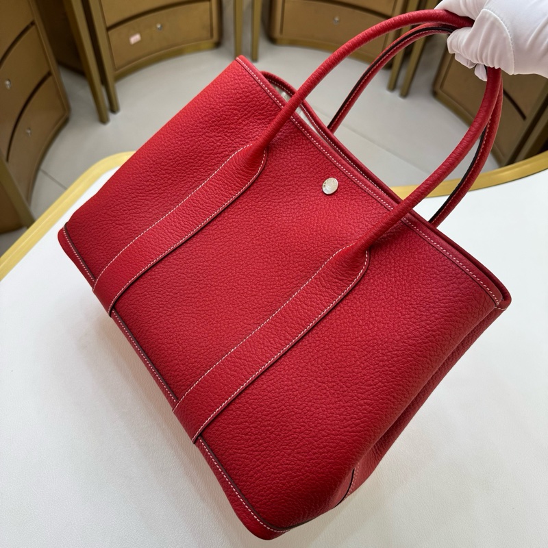 愛馬仕/Hermes Garden party36花園包 红色-1