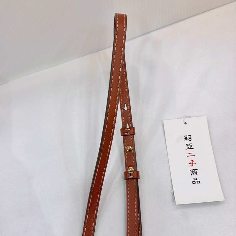 莉亞精品♡  Chloe woody焦糖 托特包 小號 二手美包-13