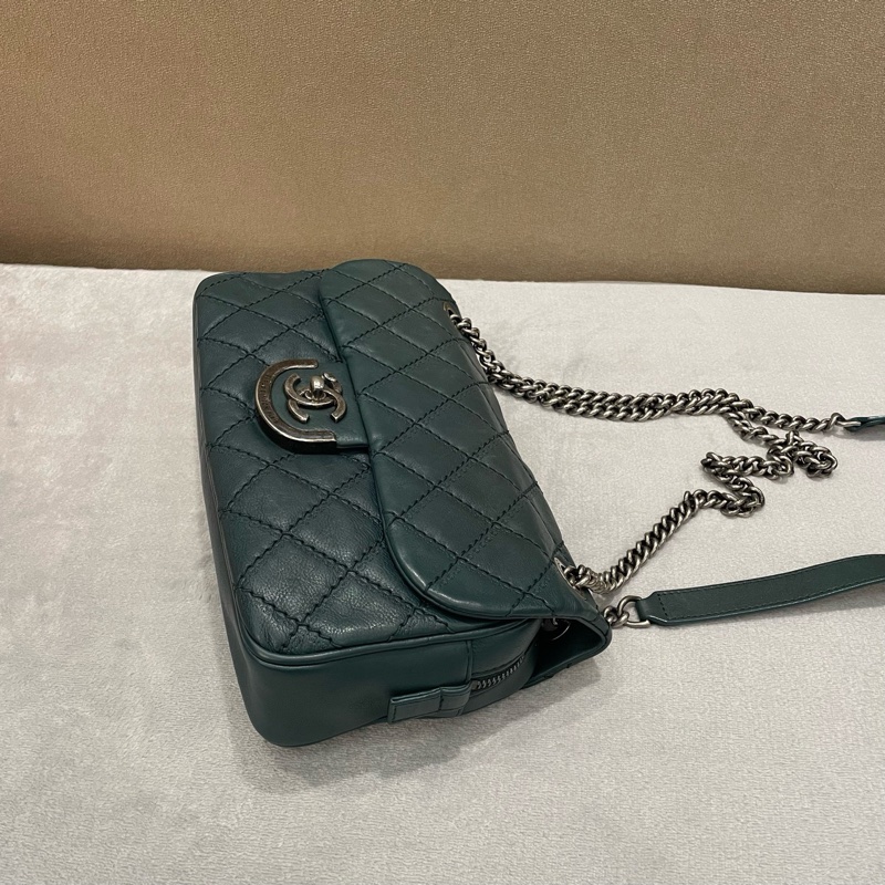 香奈儿Chanel  腋下woc 綠色-3