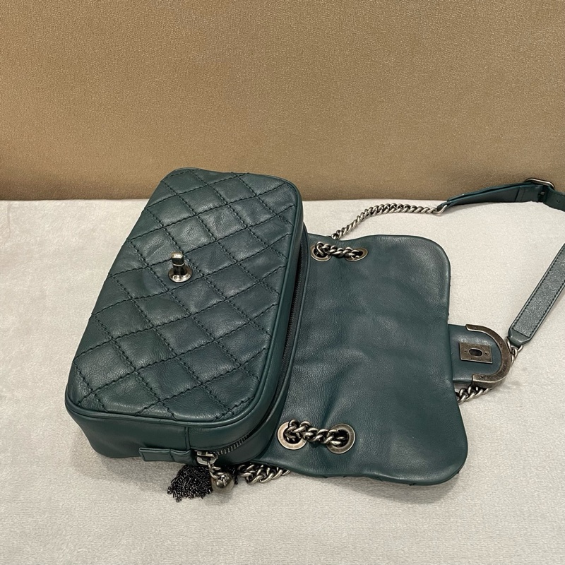 香奈儿Chanel  腋下woc 綠色-6