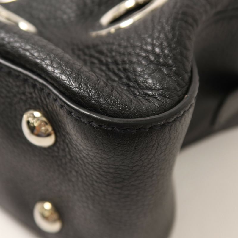 PRADA 牛皮皮革Rivet鏈帶肩背袋-14