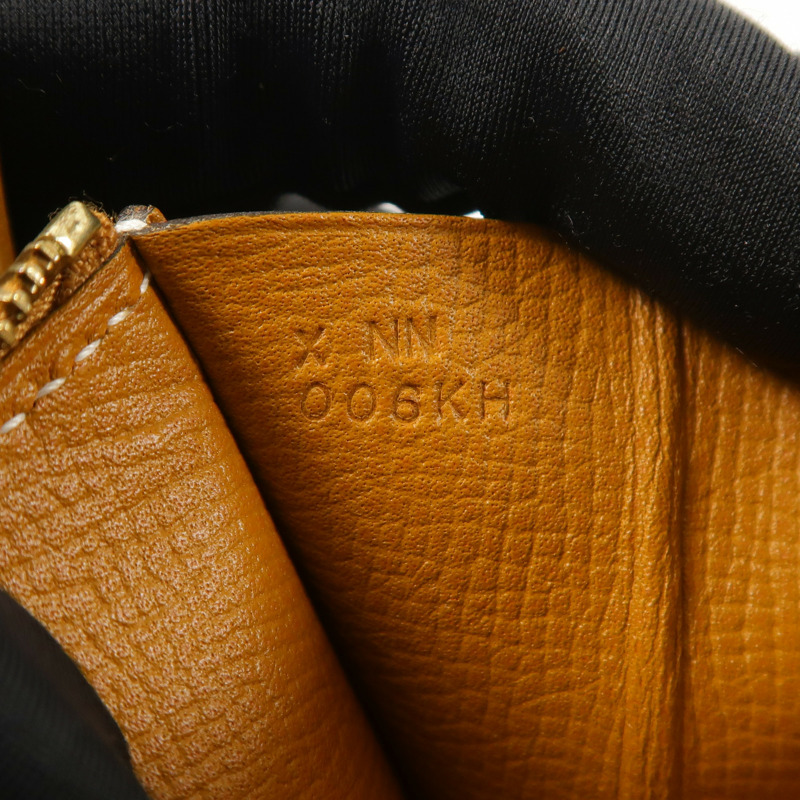 HERMES Epsom皮革Constance Compact Wallet錢包Gold-7