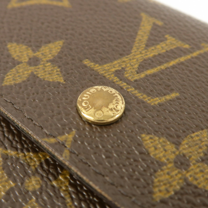 LOUIS VUITTON Monogram Wallet金扣錢包-10