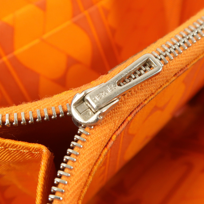 HERMES Epsom皮革/絲質Silk In Compact錢包Rose Azalee-12