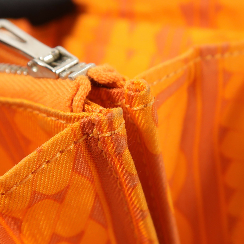 HERMES Epsom皮革/絲質Silk In Compact錢包Rose Azalee-14