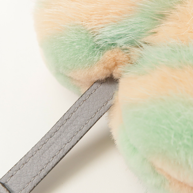 FENDI Mink Fur Charm掛飾-3
