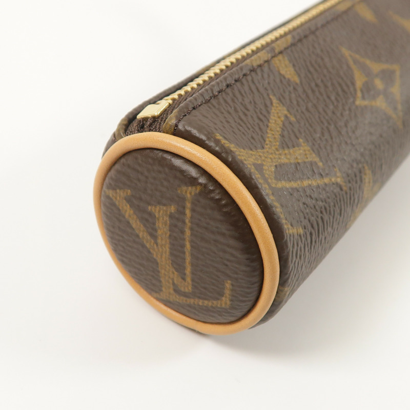 LOUIS VUITTON Monogram Micro Papillon零錢包-9