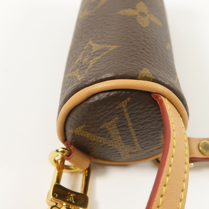LOUIS VUITTON Monogram Micro Papillon零錢包-10
