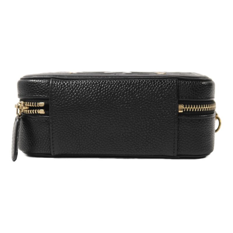 CHANEL 牛皮皮革Filigree Camera Bag鏈帶肩背袋-3