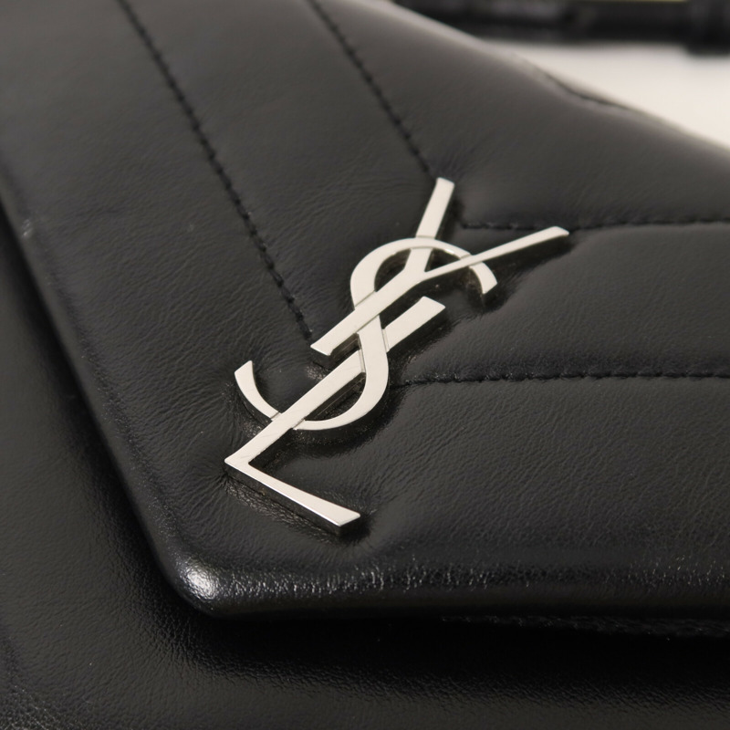 SAINT LAURENT 牛皮皮革Loulou Toy肩背袋-10