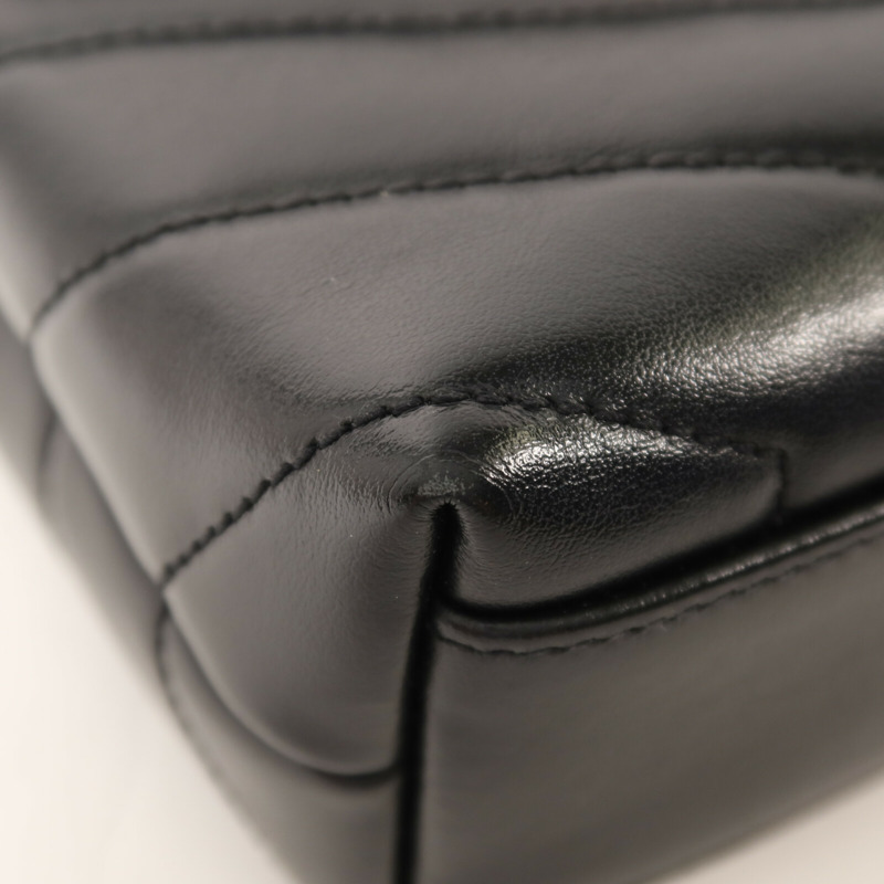 SAINT LAURENT 牛皮皮革Loulou Toy肩背袋-12