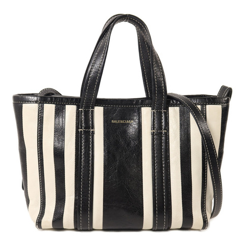 BALENCIAGA 羊皮皮革Barbes Small Shopper手挽肩背兩用袋