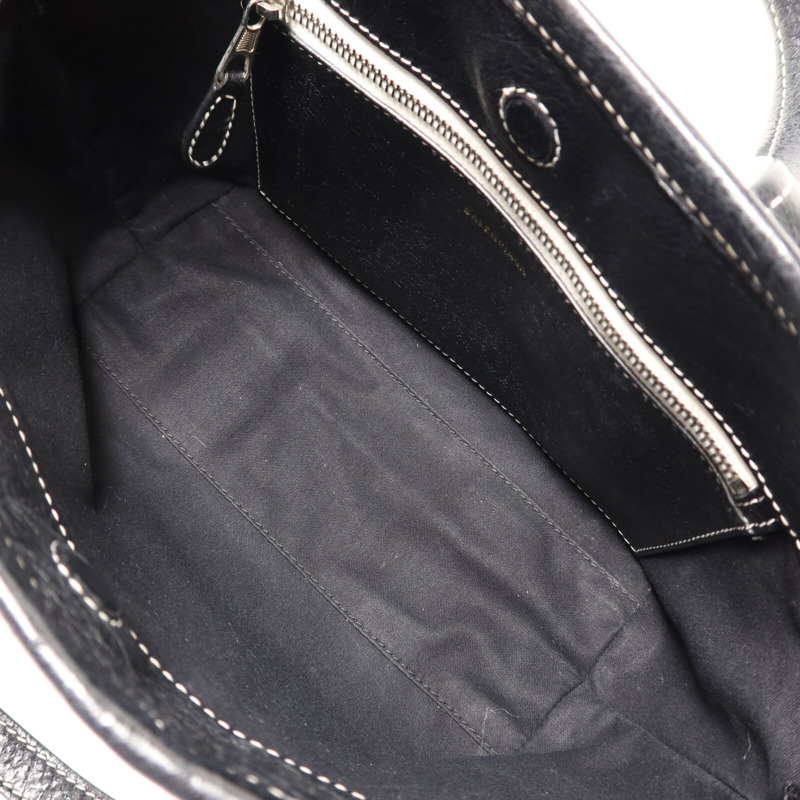 BALENCIAGA 羊皮皮革Barbes Small Shopper手挽肩背兩用袋-4