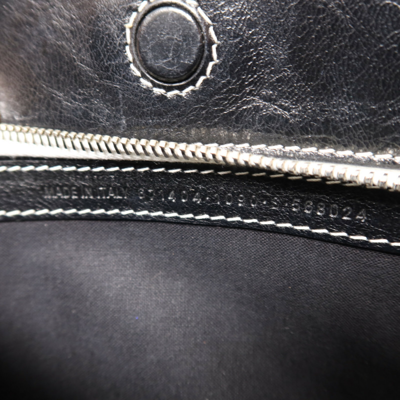 BALENCIAGA 羊皮皮革Barbes Small Shopper手挽肩背兩用袋-6