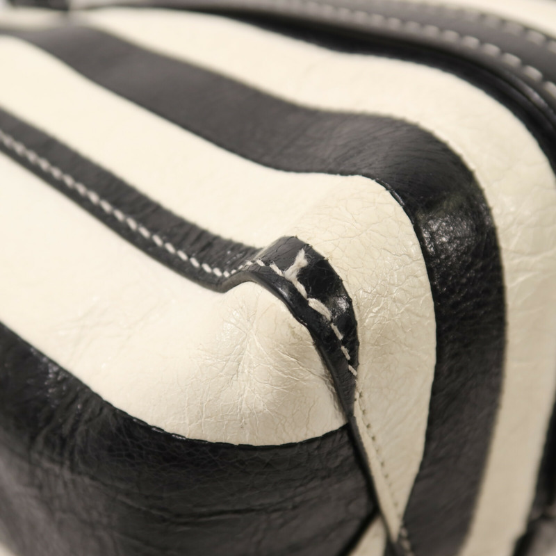BALENCIAGA 羊皮皮革Barbes Small Shopper手挽肩背兩用袋-11