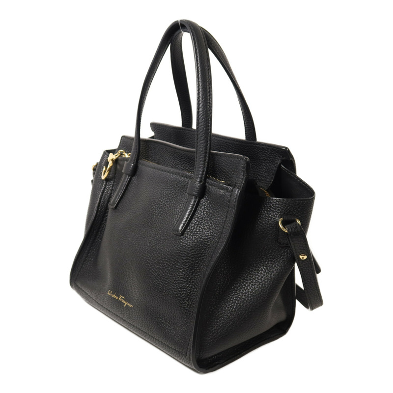 Salvatore Ferragamo 牛皮皮革Amy手挽肩背兩用袋-1