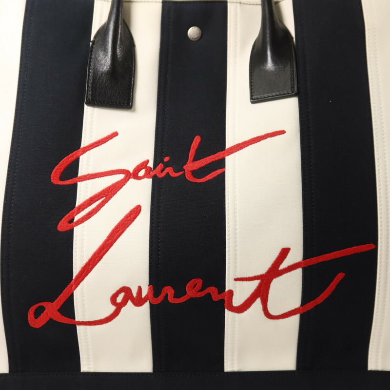 SAINT LAURENT 帆布Tote Bag手挽袋-10