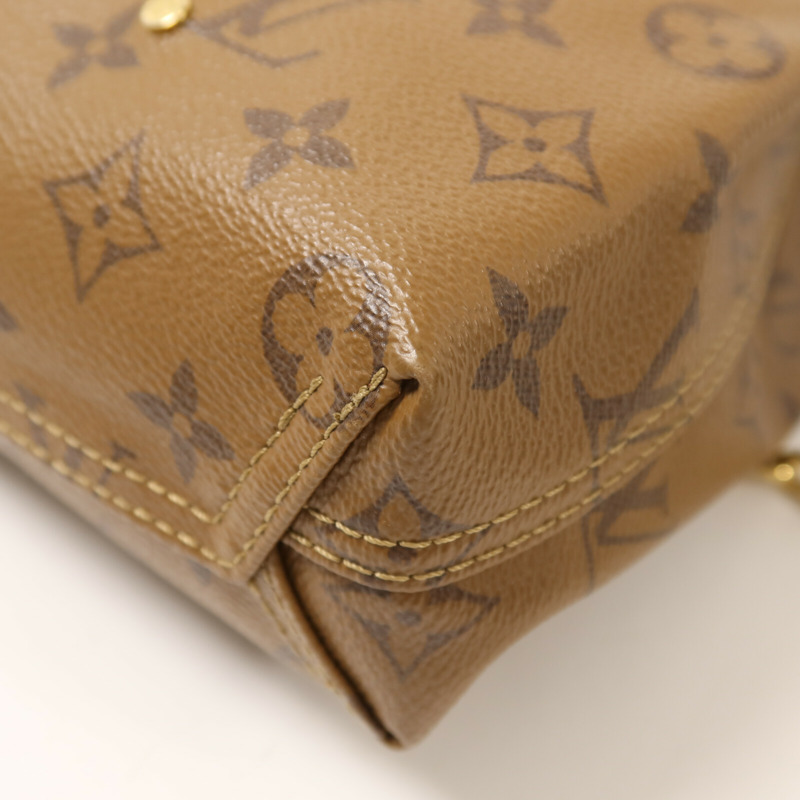 LOUIS VUITTON Monogram Reverse Atlantis BB鏈帶手挽肩背兩用袋-9