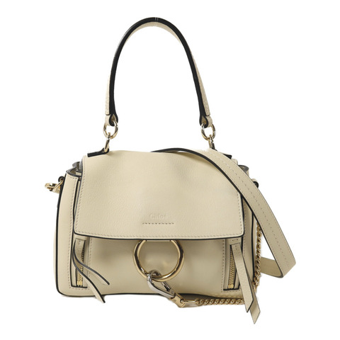 Chloe 牛皮皮革Mini Faye Day手挽肩背兩用袋