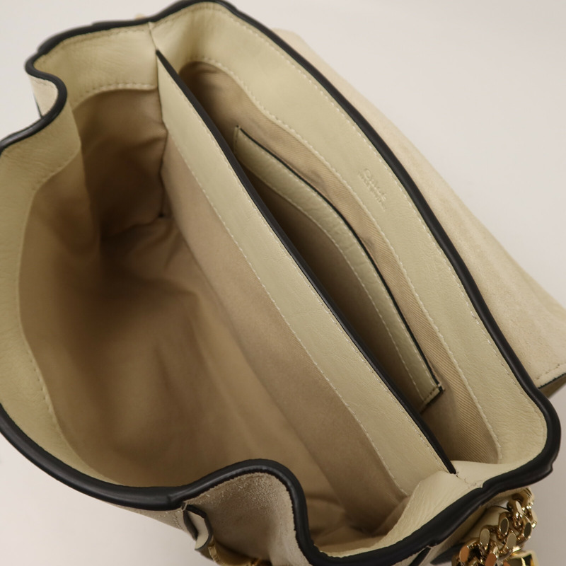 Chloe 牛皮皮革Mini Faye Day手挽肩背兩用袋-4