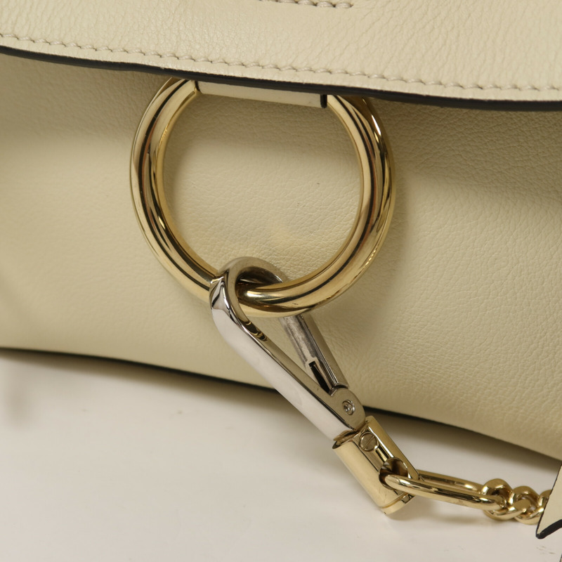 Chloe 牛皮皮革Mini Faye Day手挽肩背兩用袋-11