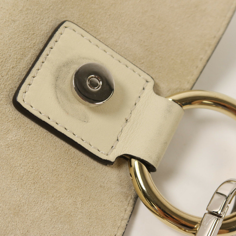 Chloe 牛皮皮革Mini Faye Day手挽肩背兩用袋-12