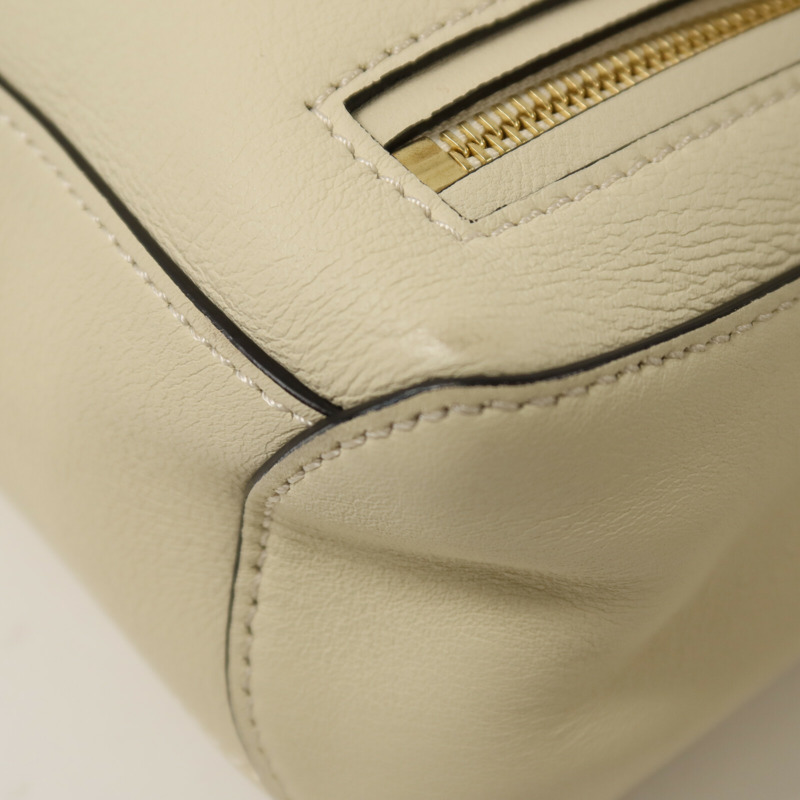 Chloe 牛皮皮革Mini Faye Day手挽肩背兩用袋-14