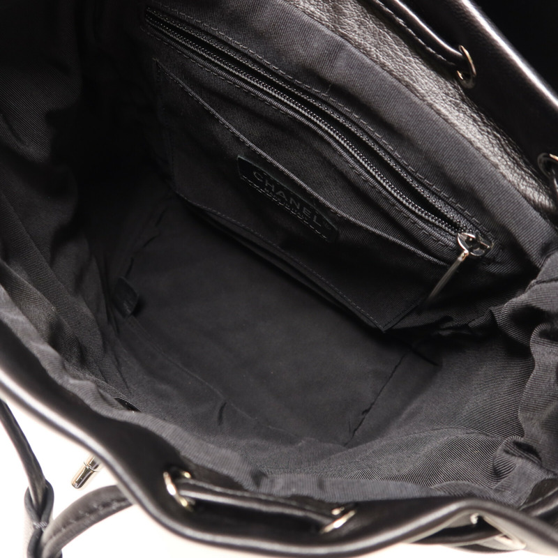 CHANEL 羊皮皮革Urban Spirit Backpack鏈帶背包-5