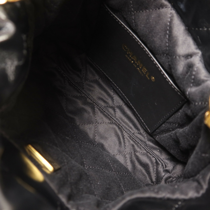 CHANEL 牛皮皮革Chanel 22 Mini鏈帶肩背袋-4