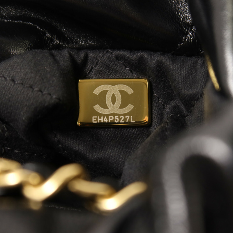 CHANEL 牛皮皮革Chanel 22 Mini鏈帶肩背袋-6