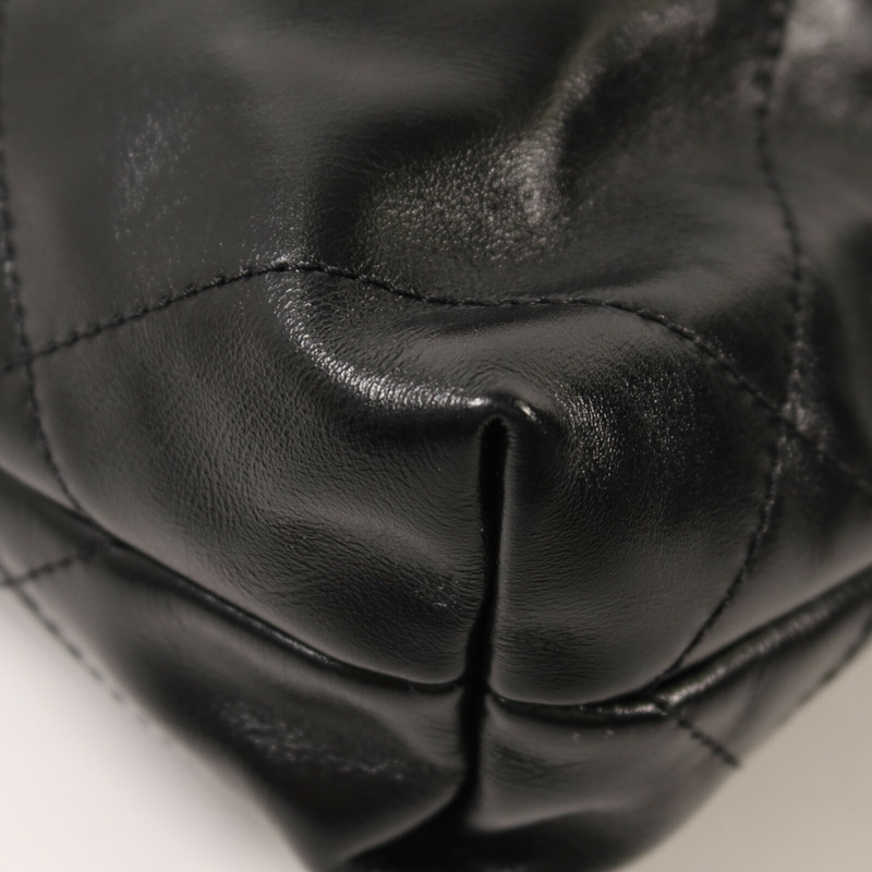 CHANEL 牛皮皮革Chanel 22 Mini鏈帶肩背袋-11