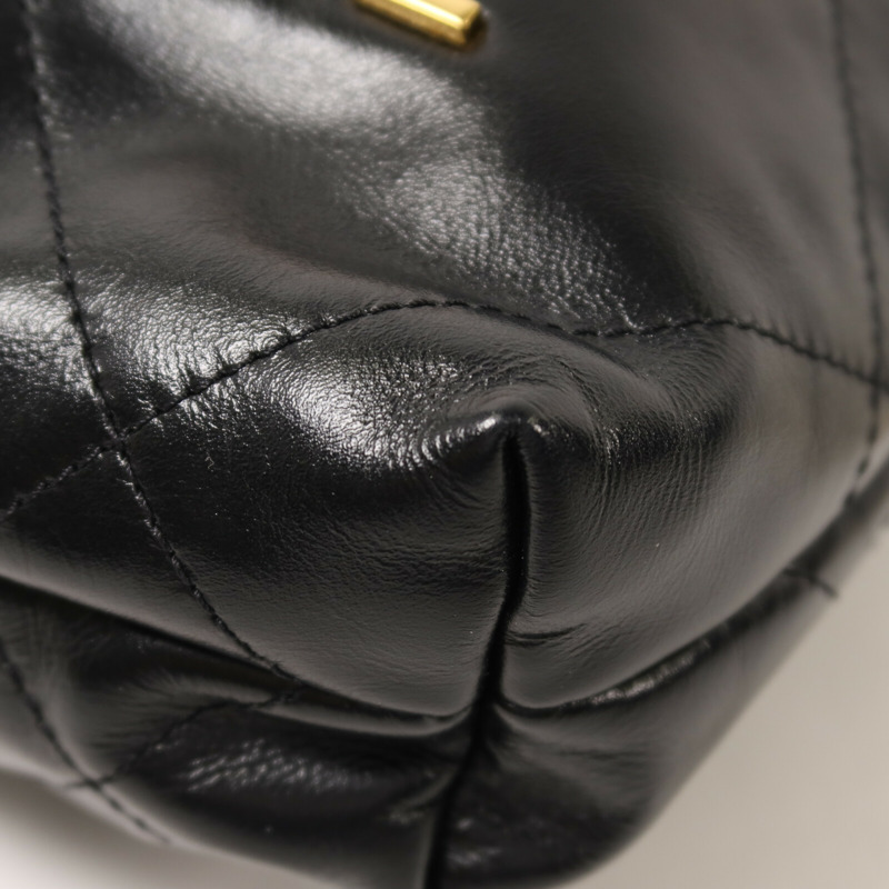 CHANEL 牛皮皮革Chanel 22 Mini鏈帶肩背袋-12