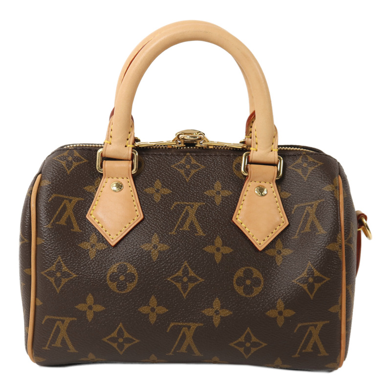 LOUIS VUITTON Monogram Speedy Bandouliere 20手挽肩背兩用袋-1
