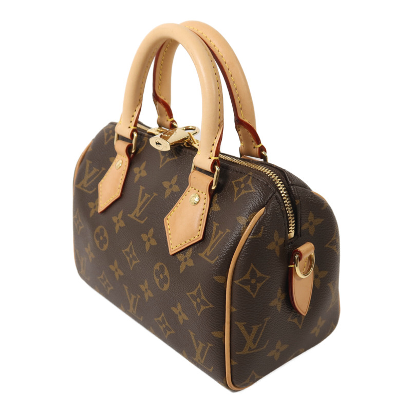 LOUIS VUITTON Monogram Speedy Bandouliere 20手挽肩背兩用袋-2