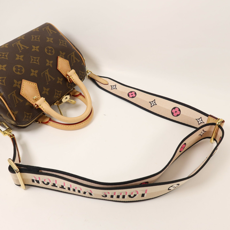 LOUIS VUITTON Monogram Speedy Bandouliere 20手挽肩背兩用袋-6