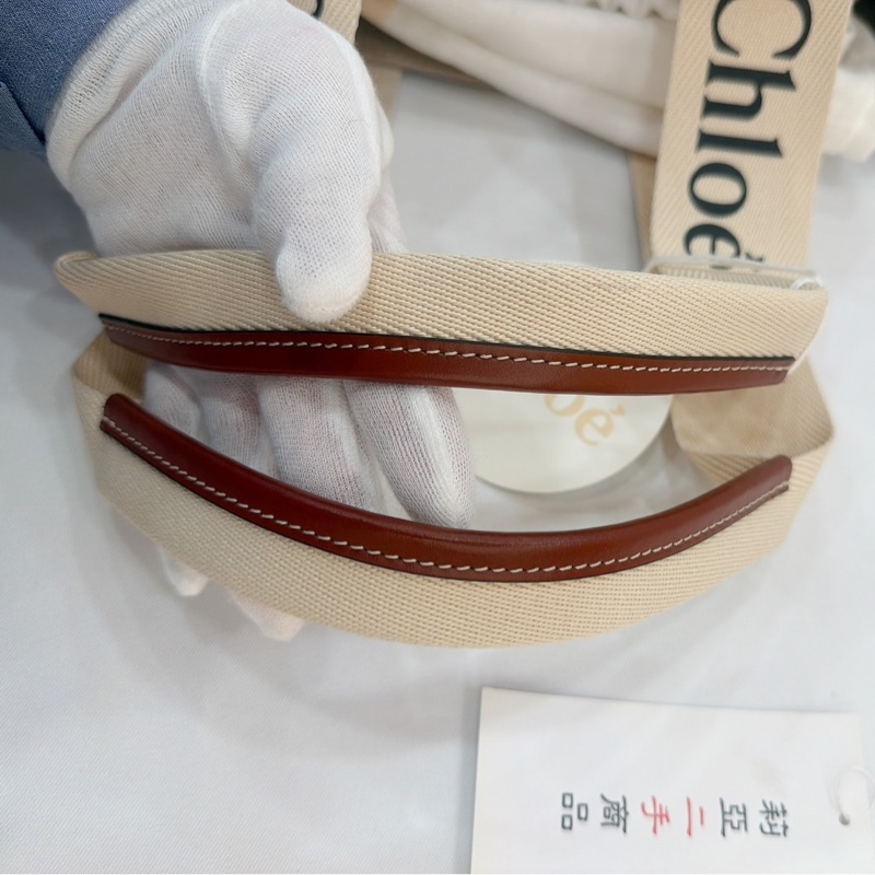 莉亞精品♡  Chloe woody中焦糖 托特包 二手美品-13