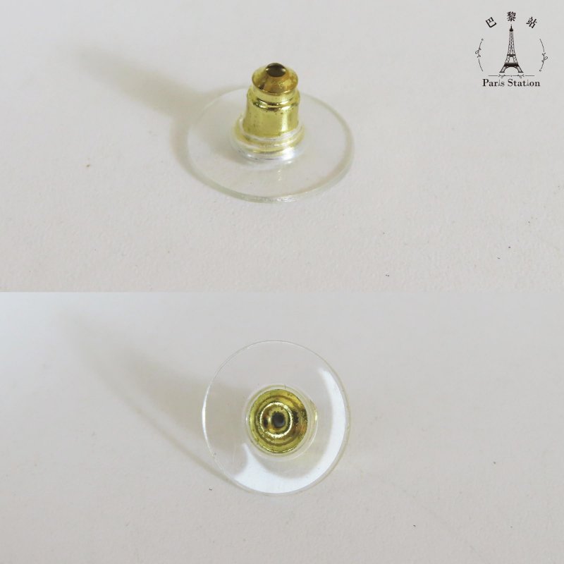 【巴黎站二手名牌專賣店】＊現貨＊CHANEL 香奈兒 真品＊ABD341珍珠黑愛心吊墜針式耳環-4